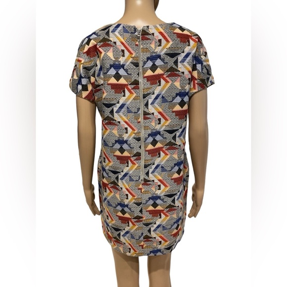 FRNCH Tribal Print Shift Dress M/L - Picture 5 of 7